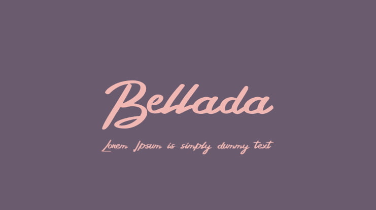 Bellada Font