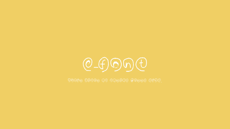 e-font
