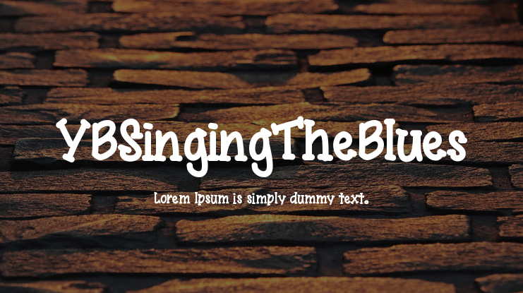 YBSingingTheBlues Font