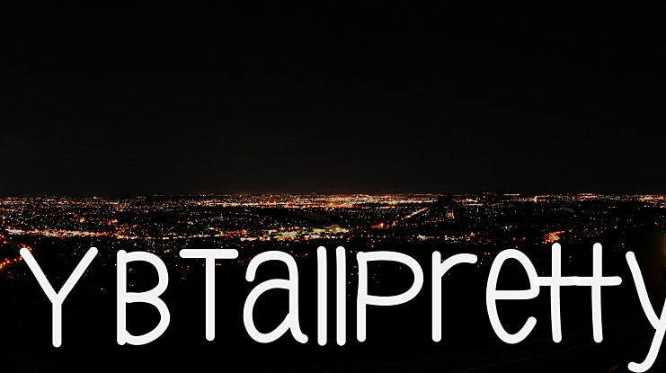 YBTallPretty Font