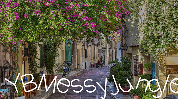 YBMessyJungle Font