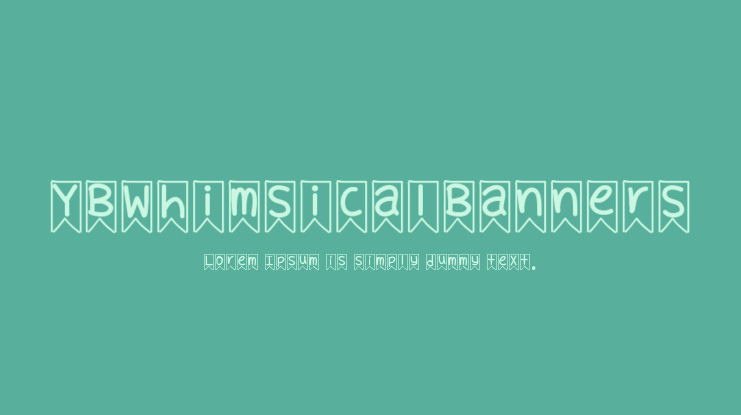 YBWhimsicalBanners Font