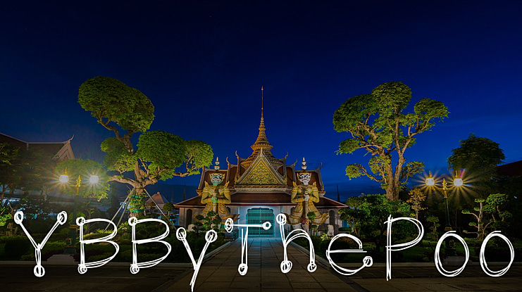 YBByThePool Font