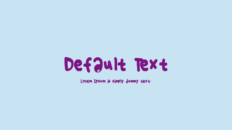 Default Text Font