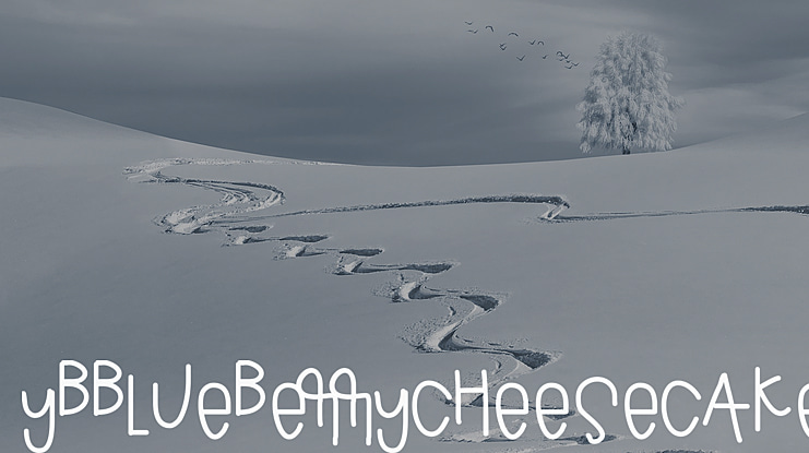 YBBlueberryCheesecake Font