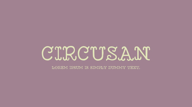 Circusan Font