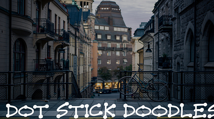 Dot Stick Doodles Font Family