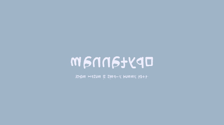 mannatypo Font