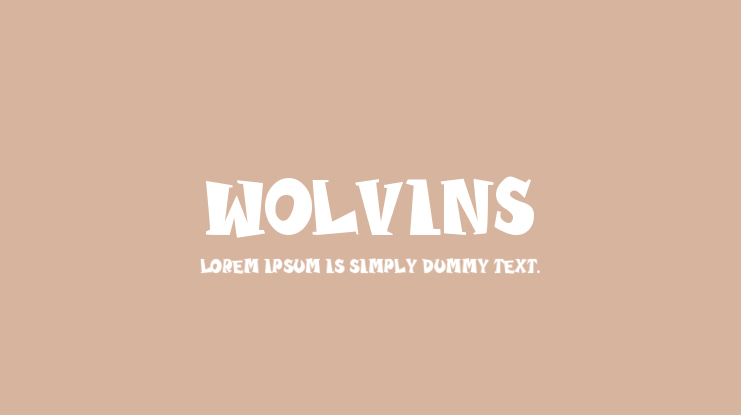 WOLVINS Font