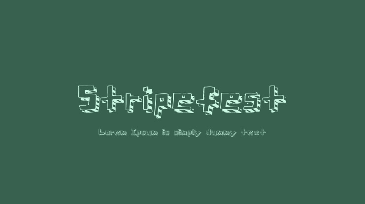 Stripefest Font