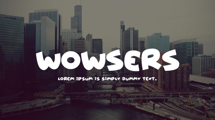 Wowsers Font Family
