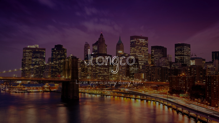 Jiongco Font