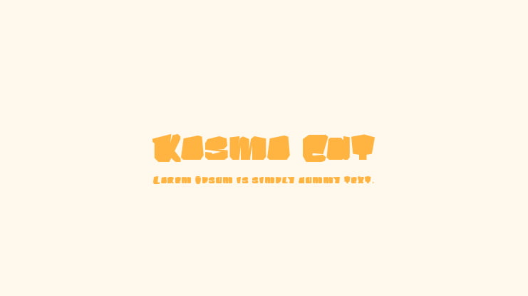 Kosmo Cat Font Family