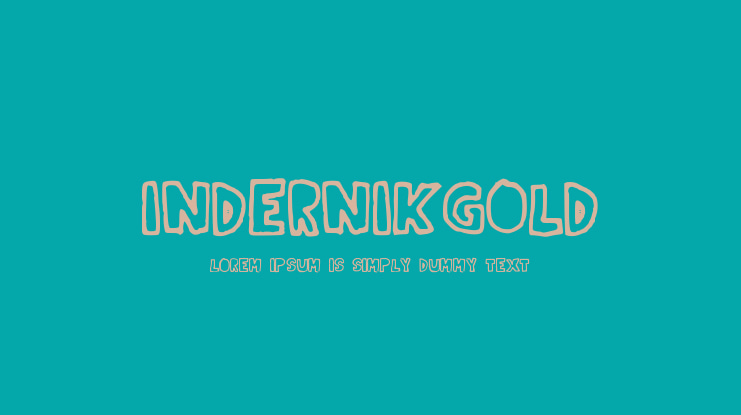 IndernikGold Font