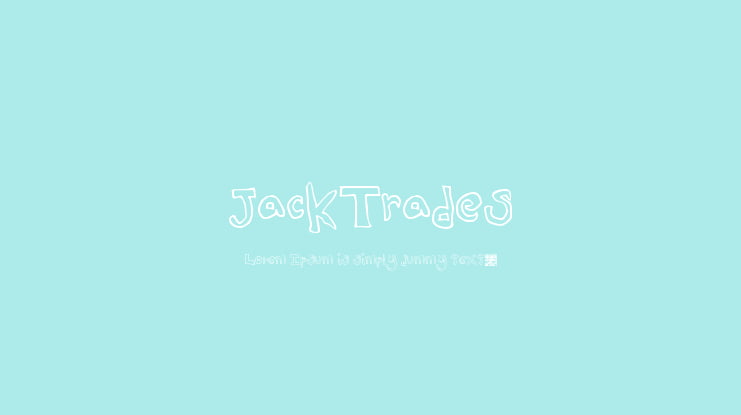 JackTrades Font