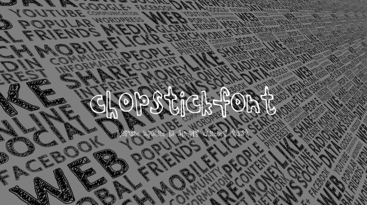 chopstickfont Font