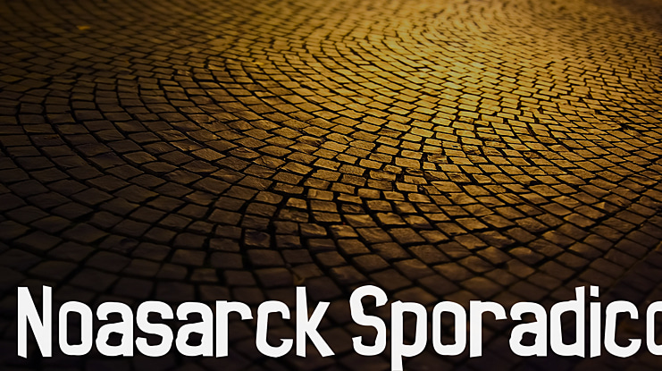Noasarck Sporadico Font