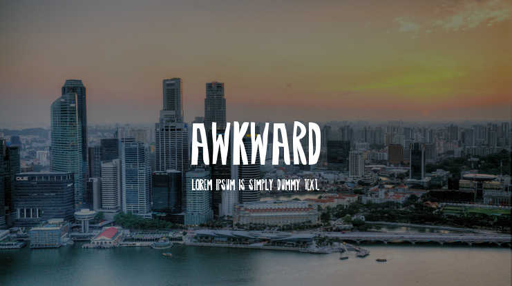 Awkward Font