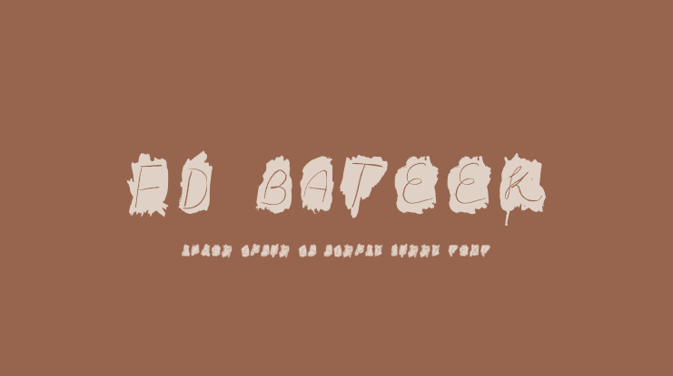FD Bateek Font