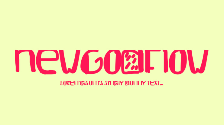 NewGodFlow Font