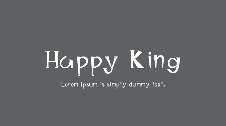 Happy King Font