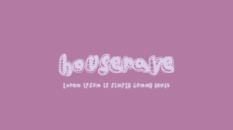 HouseRave Font