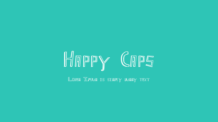 Happy Caps Font