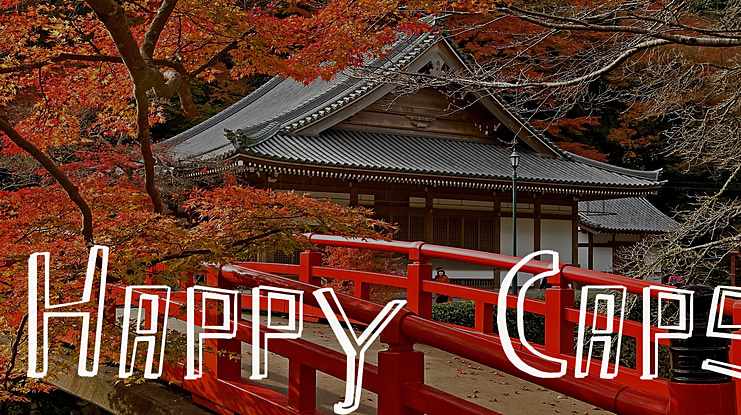 Happy Caps Font