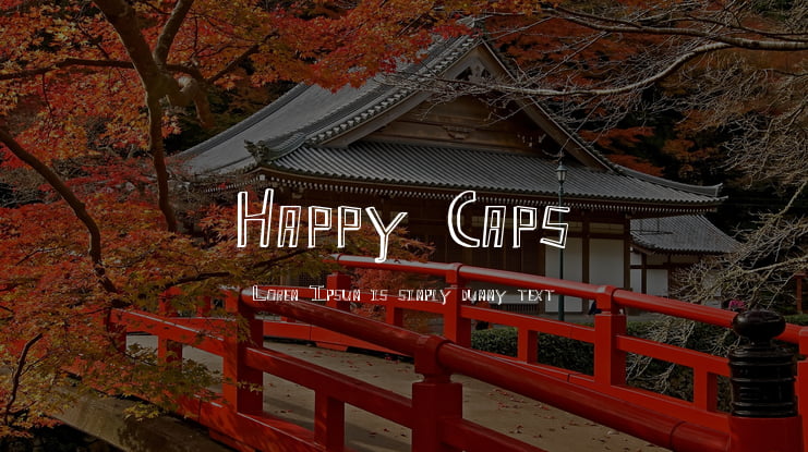 Happy Caps Font