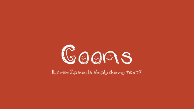 Goons Font
