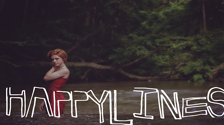 HappyLines Font