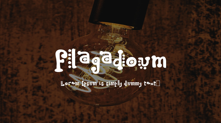 Flagadoum Font
