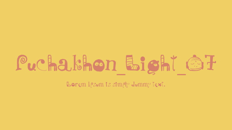 Puchakhon_Light_07 Font