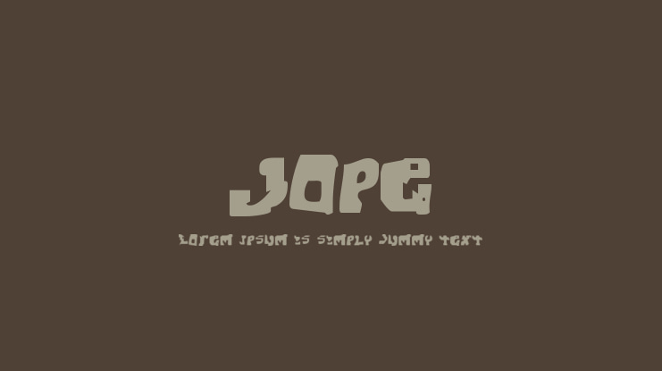 Jope Font
