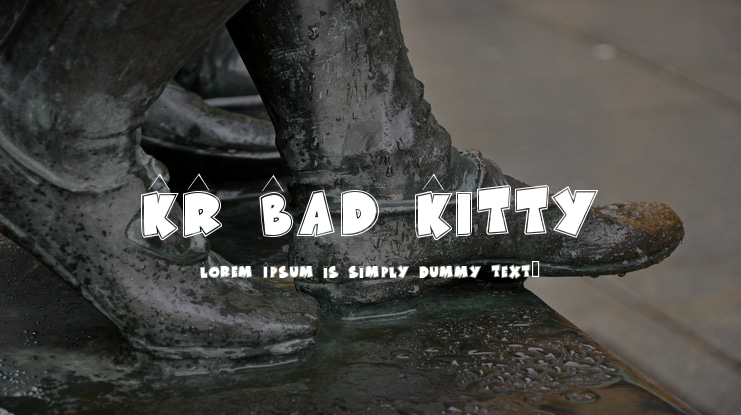 KR Bad Kitty Font