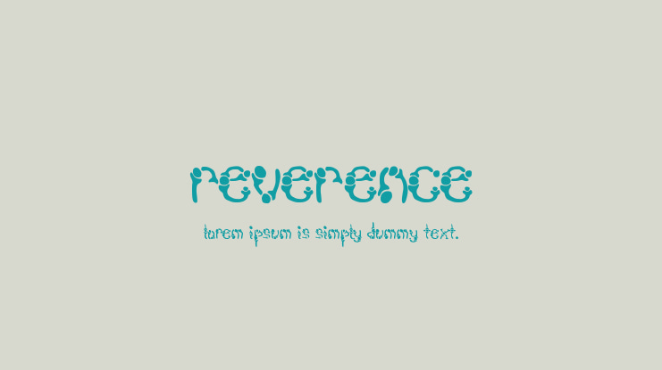 Reverence Font