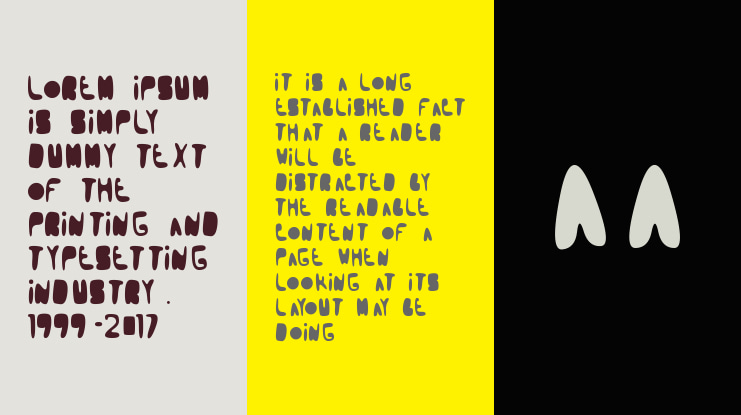 Booblr by Thunderpanda Font