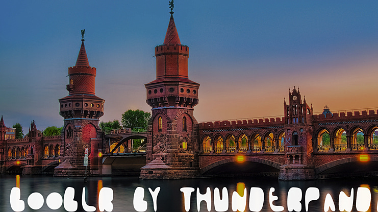 Booblr by Thunderpanda Font