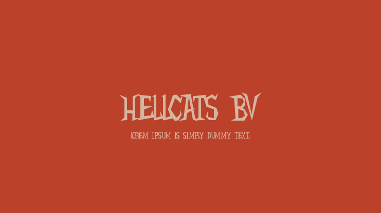 Hellcats BV Font