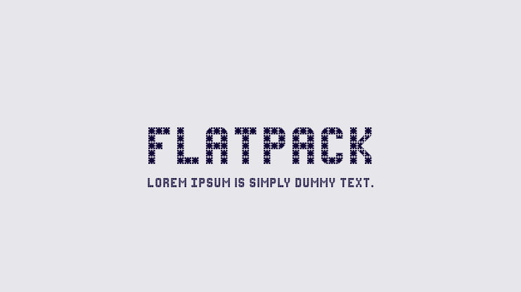 FlatPack Font Family