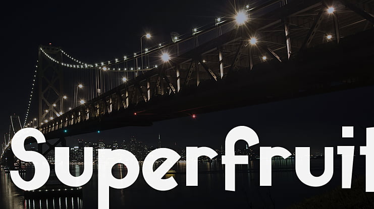 Superfruit Font