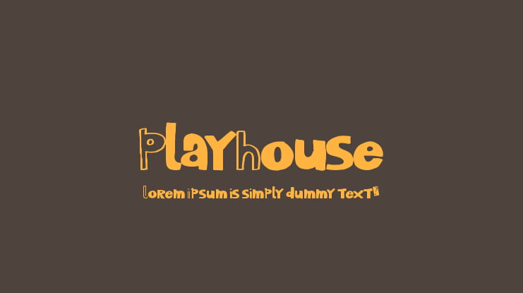 PlayHouse Font
