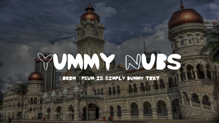 Yummy Nubs Font