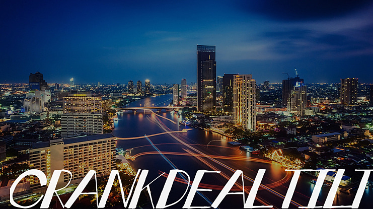 crankdeal tilt Font Family