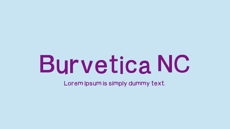 Burvetica NC Font Family