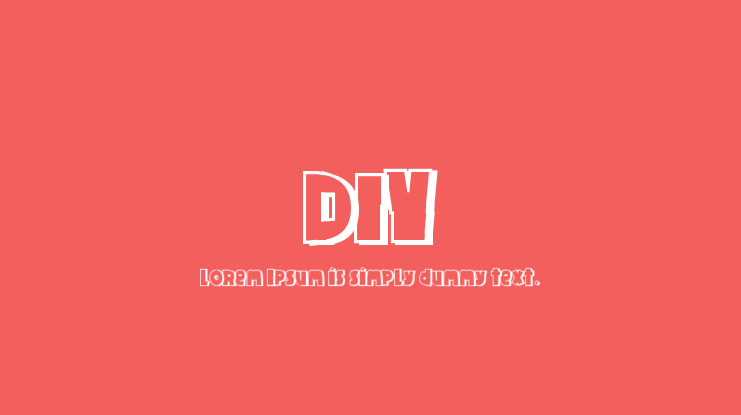 DIY Font Family