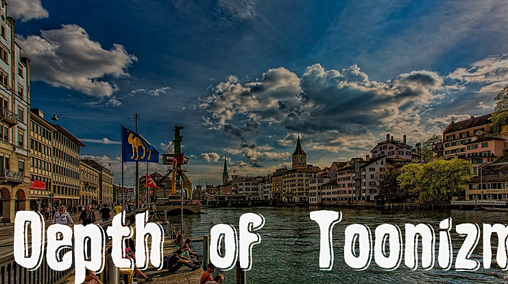 Depth of Toonizm Font