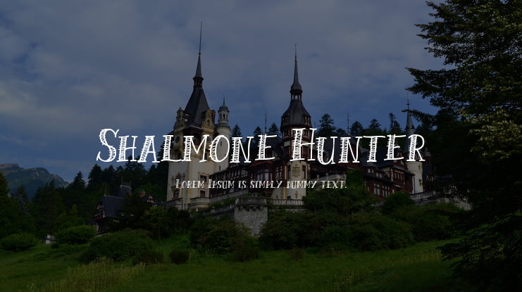 Shalmone Hunter Font