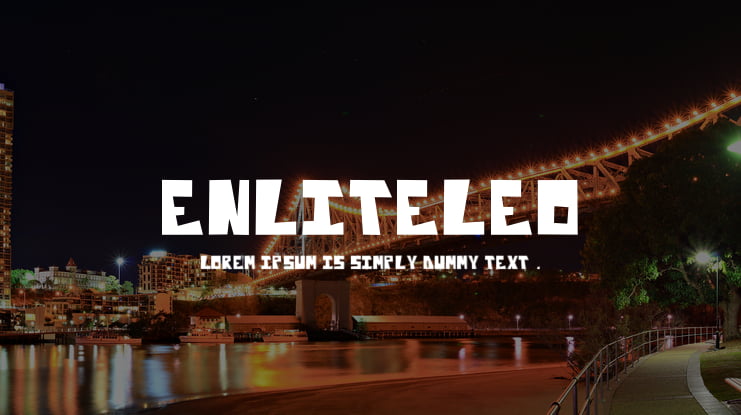 Enliteleo Font