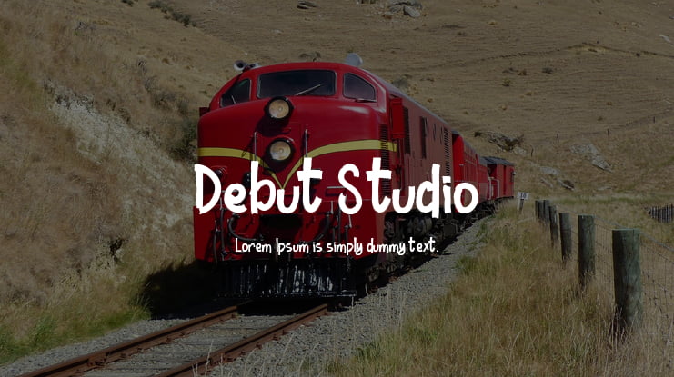 Debut Studio Font